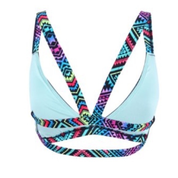 Black Strappy Triangle Bikini Swim - Picture 5 of 5